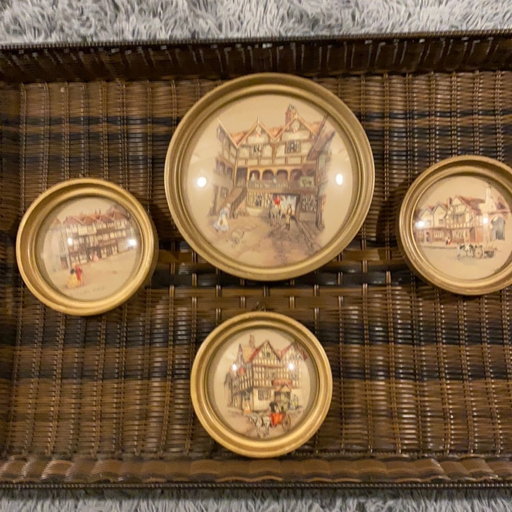 Set of Clyde Cole paintings